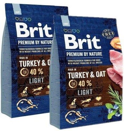 Brit Premium By Nature Light Niskokaloryczna 2X3Kg