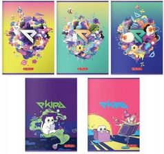 Zdjęcie Herlitz Zeszyty Ekipy Ekipa 5Szt A5 Kratka Limitowane! - Kościan