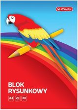 Zdjęcie Herlitz Blok Rysunkowy Biały A4 20 Kartek 80G - Oleśnica