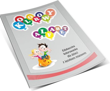 Pjs Książka Kolorowanka Dla Dzieci Do Nauki Pisania Kolorowy Alfabet + Gra Język Migowy