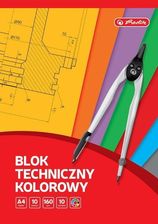 Zdjęcie Herlitz Blok Techniczny Kolorowy A4 10 Kartek - Gniew