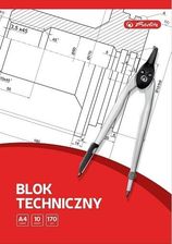 Herlitz Blok Techniczny A4 10 Kartek Białych