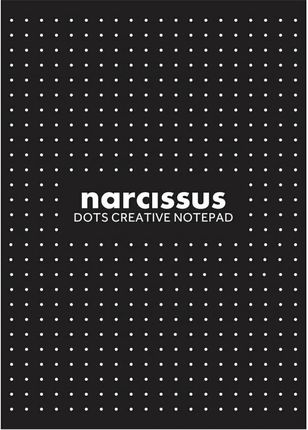 Narcissus Blok A4/80K Narcisuss Kropki Czarny (6Szt)