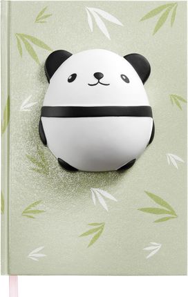 Miquelrius Notatnik A5 Z Miękką Figurką Squishy Panda