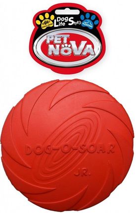 Pet Nova Frisbee Dysk Gumowy 15cm Czerwony