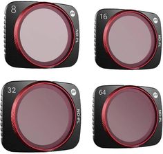 PGYTECH Zestaw 4 filtrów ND-PL 8/16/32/64 do DJI Air 2S (P-16B-063)