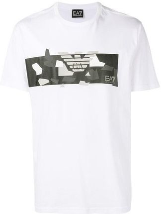 EMPORIO ARMANI EA7 markowy t shirt WHITE