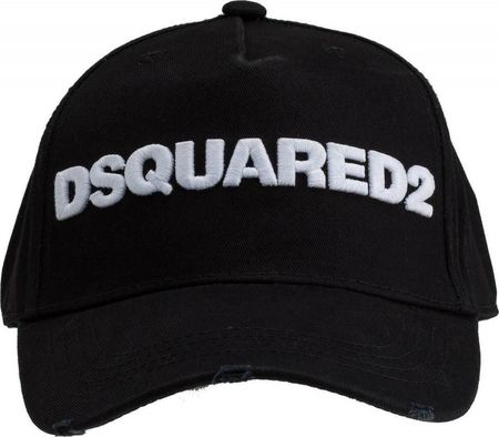 DSQUARED2 włoska czapka z daszkiem BLACK 2021