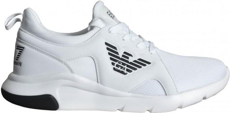 EMPORIO ARMANI EA7 sportowe sneakersy buty WHITE - Ceny i opinie