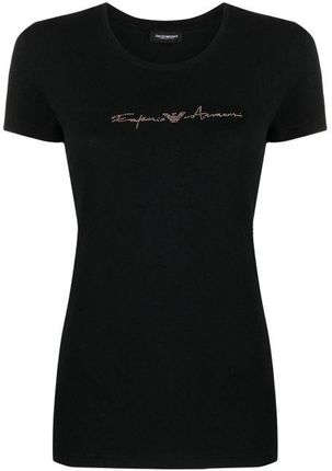 EMPORIO ARMANI markowy damski t-shirt BLACK 2021