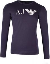 Armani Jeans Markowa Koszulka Longsleeve Blue