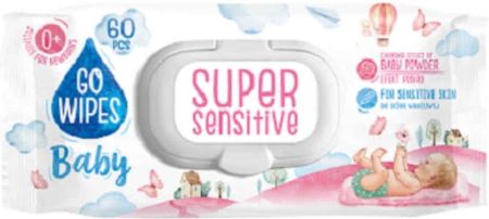 Gowipes Super Sensitive Chusteczki Dla Dzieci Nawilżane 60Szt.