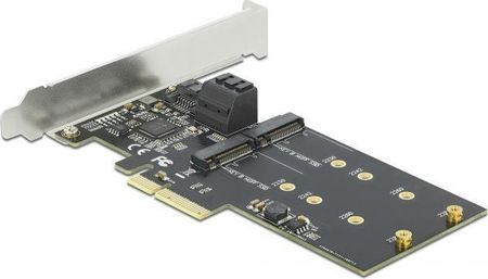 Delock PCIe 3.0 x4 - 3x SATA III + 2x M.2 SATA (90499)