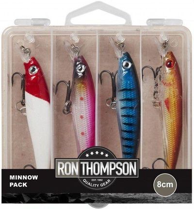 Ron Thompson Zestaw Przynęt Minnow Pack 8Cm 4Szt