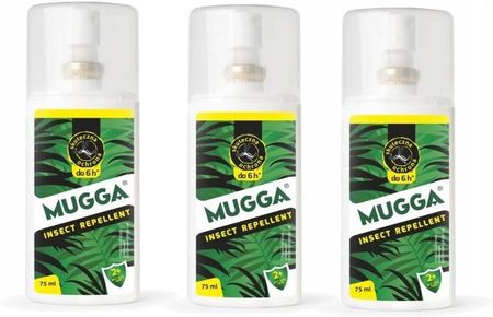 Mugga 9,5% 3Xmugga Deet 75Ml Spray Kleszcze Komary Dla Dzieci