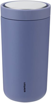 Stelton Kubek termiczny To-Go Click 200Ml niebieski z podwójnej stali 67535
