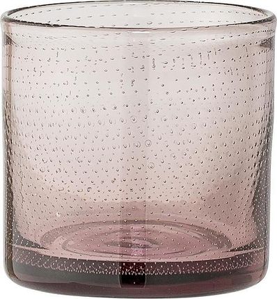 Bloomingville Świecznik na tealighty 10cm różowy szklany 23607760