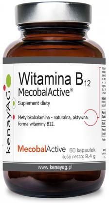 Kenay Witamina B12 Metylokobalamina Mecobalactive 250Mg, 60kaps.