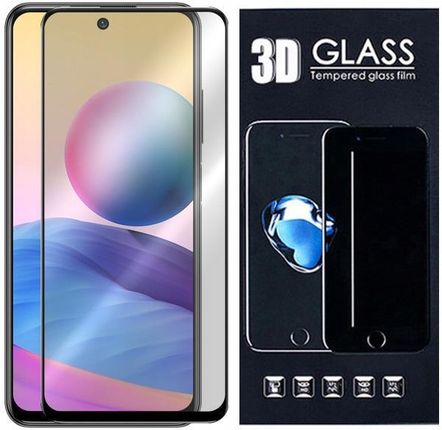 Szkło hartowane Tempered Glass 10D do Xiaomi Redmi Note 10 5G czarna ramka
