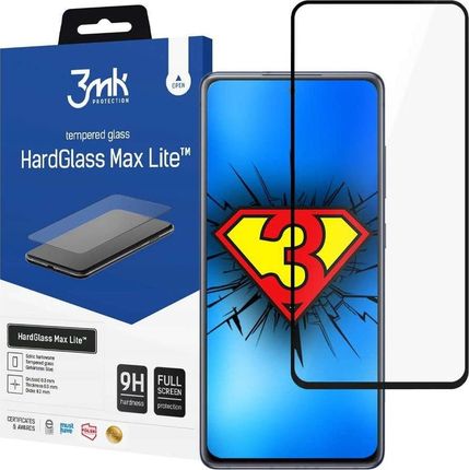 3MK Szkło hartowane HardGlass Max Lite do Galaxy S20 FE 5G/ Black