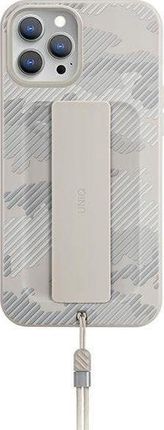 Uniq etui Heldro iPhone 12 Pro Max 6,7&quot; beżowy moro/ivory camo Antimicrobial 