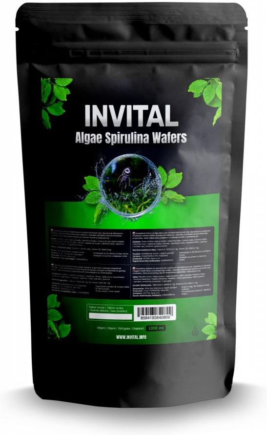 Invital Algae Spirulina Wafers Ml Ceny I Opinie Ceneo Pl