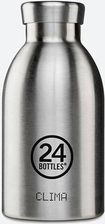 24Bottles Butelka Termiczna Clima Basic 330Ml Srebrna