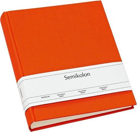 Semikolon Album na zdjęcia Uni Classic średni pomarańczowy 351015