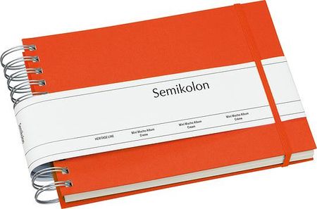 Semikolon Album na zdjęcia Uni Mini Mucho pomarańczowy z białymi kartami 353023