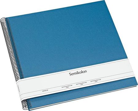 Semikolon Album na zdjęcia Uni Economy duży niebieski z białymi kartami 364033