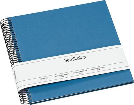 Semikolon Album na zdjęcia Uni Economy średni niebieski z białymi kartami 364026