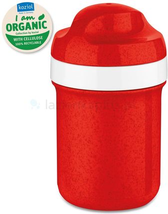 Koziol Bidon Oase Mini Organic 200Ml czerwony 4015676