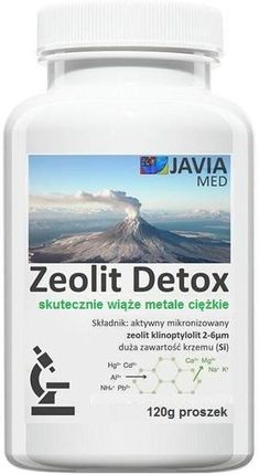 Zeolit Detox 120g Aktywny Klinoptylolit i Montmorylonit Najdorbniejszy N2-6μm