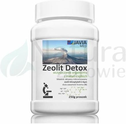 Zeolit Detox 250g Aktywny Klinoptylolit i Montmorylonit Najdorbniejszy N2-6μm