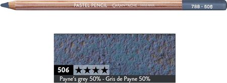 Caran D'Ache Kredka Pastelowa Pastel Pencils Kolor 506 Payne'S Grey 50%