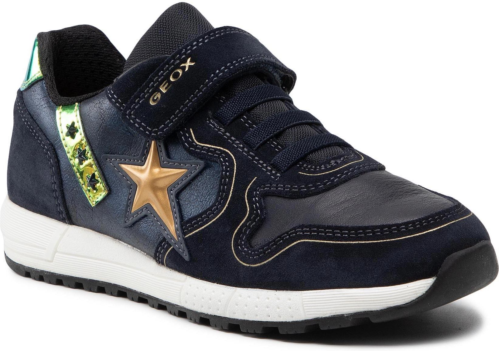 Geox Sneakersy J Alben G A J16aqa C0730 S Navy Gold Ceny I Opinie Ceneo Pl