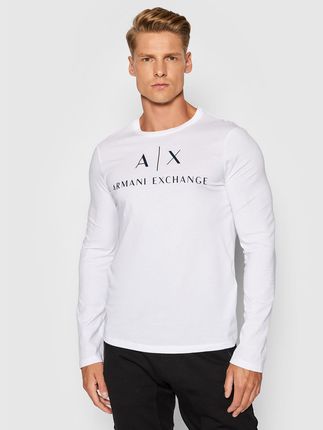 Armani Exchange Longsleeve 8NZTCH Z8H4Z 1100 Biały Slim Fit