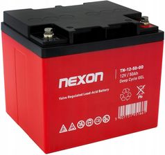 Akumulator GEL 12V 50Ah NEXON Deep Cycle - Baterie do zasilaczy awaryjnych UPS