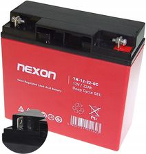 Akumulator GEL 12V 22Ah NEXON Deep Cycle - Baterie do zasilaczy awaryjnych UPS