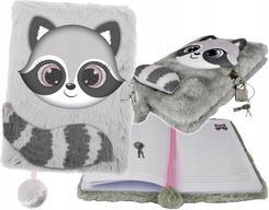 Zdjęcie St. Majewski Pamiętnik Z Kłódką Włochacz Raccoon A5/96K 35076 - Stryków