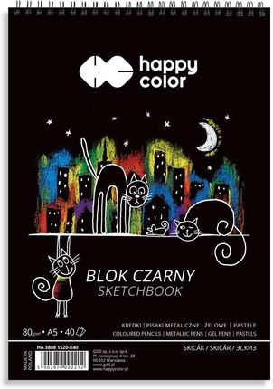 Happy Color Blok Do Markerów Art Biały 20X20Cm 100G 25 Arkuszy Ha 3710 2020-A25 209L662