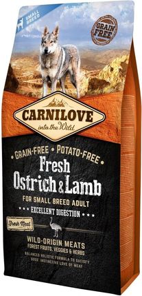 Carnilove Fresh Ostrich & Lamb For Small Breed 2x6Kg