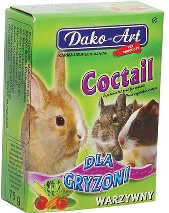 DAKO-ART Coctail warzywny dla gryzoni 75g