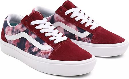 Vans Comfycush Red Tie Dye Vans VANS Comfycush Era Tie Dye Checker
