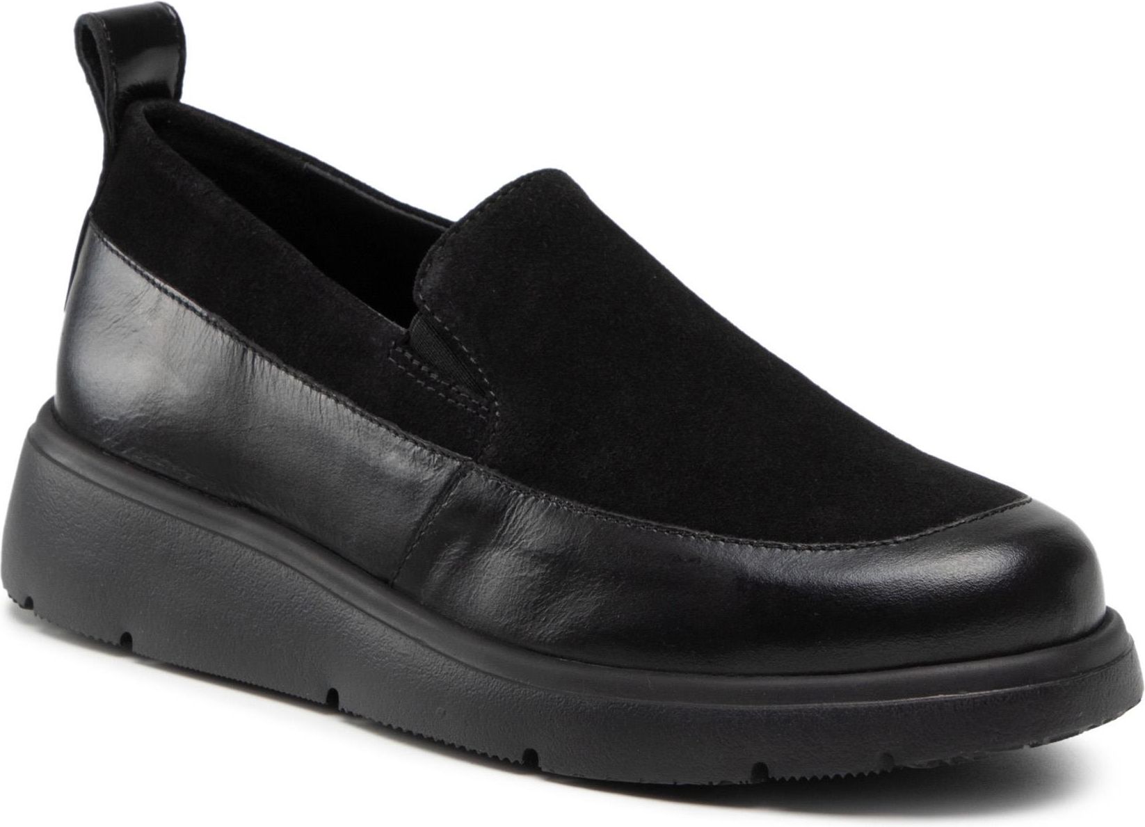Chaussures Geox Arlara Pour Femme - Oxford Plat, Cuir Nappa, Talon 3,5 Cm