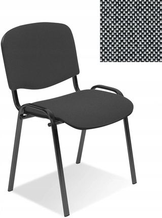 Nowy Styl Krzesło Konferencyjne Biurowe Iso Szaro-Czarne Ns
