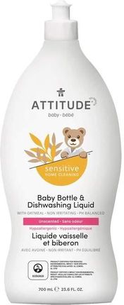 Płyn do mycia butelek i naczyń Attitude Sensitive Skin Baby 700 ml 700 ml