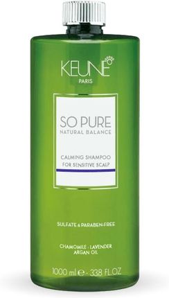 Keune So Pure Calming Shampoo Szampon Łagodzący Do Wrażliwej Skóry Głowy 1000 ml