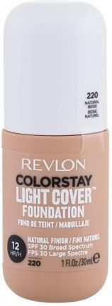 Revlon Colorstay Light Cover Spf30 Podkład 220 Natural Beige 30 ml
