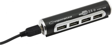 Esperanza EA115 USB 4 porty/aluminium